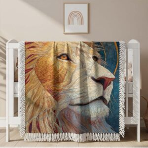 Alternative view of Autentik Lion Woven Blanket