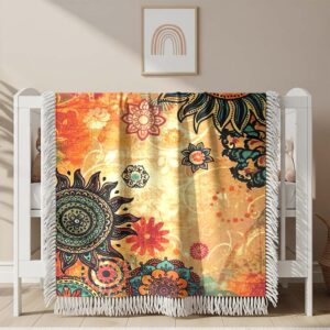 Alternative view of Bohemian Sun Woven Blanket