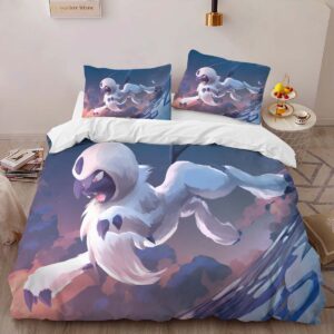 Alternative view of Absol Pokemon Duvet Cover