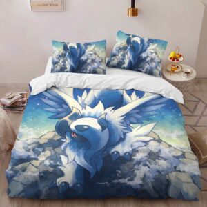 Alternative view of Absol Pokemon 11 Duvet Cover