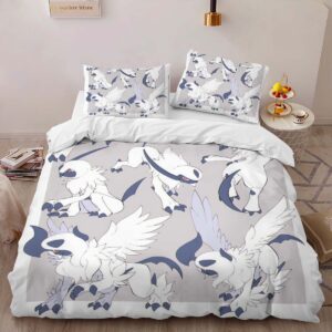 Alternative view of Absol Pokemon 8 Duvet Cover