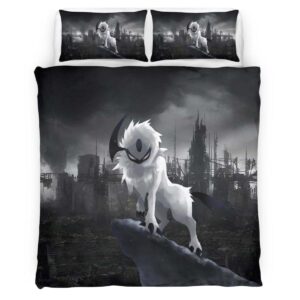 Absol Pokemon in Apocalypse Duvet Cover