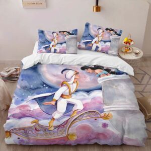 Alternative view of Aladdin And Jasmin Princess Disney 02 Duvet Cover