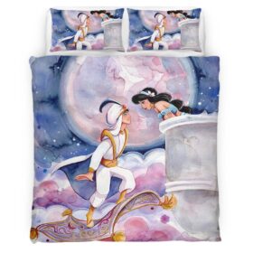 Aladdin And Jasmin Princess Disney 02 Duvet Cover