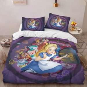 Alternative view of Alice in Wonderland 12 Duvet Cover
