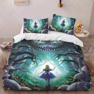 Alternative view of Alice in Wonderland 14 Duvet Cover