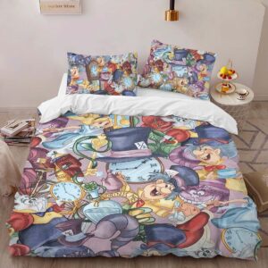 Alternative view of Alice in Wonderland 16 Duvet Cover