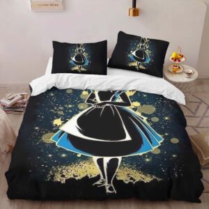 Alternative view of Alice in Wonderland 19 Duvet Cover