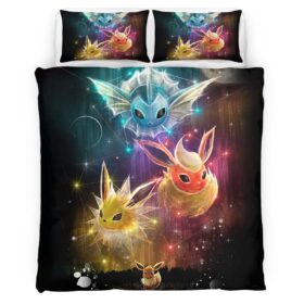 All Eevee Evolutions Pokemon 1005 Duvet Cover
