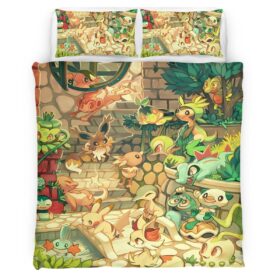 All Grass Pokemon 6 Duvet Cover