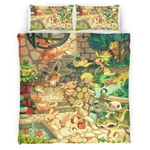 All Grass Pokemon 6 Duvet Cover