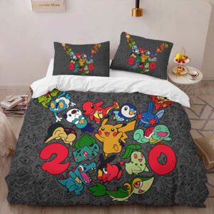 Alternative view of All Pokemon 1 Duvet Cover