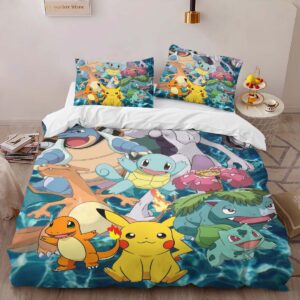 Alternative view of All Pokemon 3 Duvet Cover