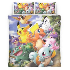 All Pokemon happy Duvet Cover