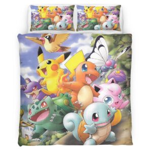 All Pokemon happy Duvet Cover