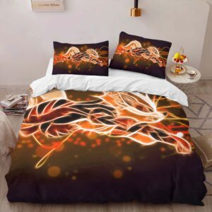 Alternative view of Arcanine Pokemon The Legend 3 Duvet Cover