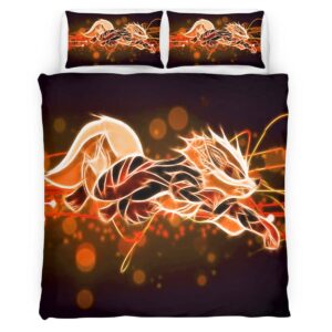 Arcanine Pokemon The Legend 3 Duvet Cover