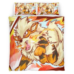 Arcanine Pokemon The Legend Duvet Cover