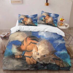 Alternative view of Arcanine Pokemon The Legend 4 Duvet Cover