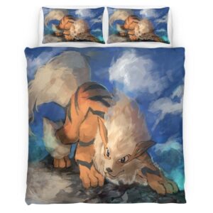 Arcanine Pokemon The Legend 4 Duvet Cover