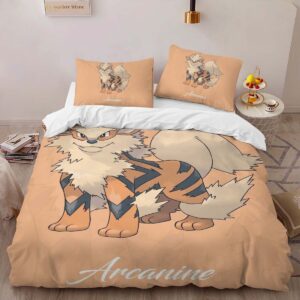 Alternative view of Arcanine Pokemon The Legend 5 Duvet Cover