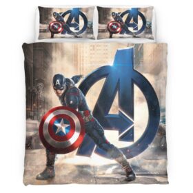 Avengers Age of Ultron Captain America superhero Duvet Cover