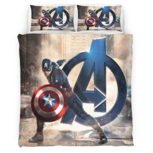 Avengers Age of Ultron Captain America superhero Duvet Cover
