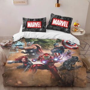 Alternative view of Avengers Marvel 08 Duvet Cover