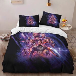 Alternative view of Avengers Marvel 10 Duvet Cover