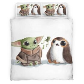 Baby Yoda Adorable Duvet Cover