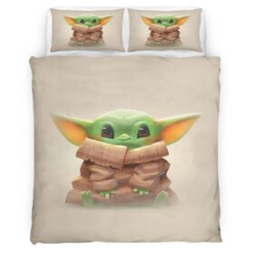 Baby Yoda Grogu Star Wars 9 Duvet Cover
