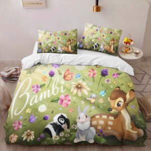 Alternative view of Bambi and Friends 02 Duvet Cover