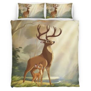 Bambi and His Father Duvet Cover