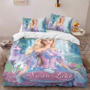 Alternative view of Barbie Of Swan Lake Duvet Cover