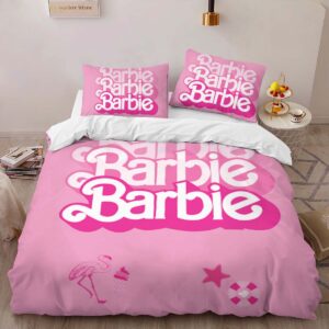 Alternative view of Barbie Pink Cute 2 Duvet Cover