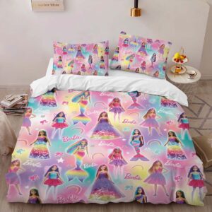 Alternative view of Barbie Rainbow Duvet Cover