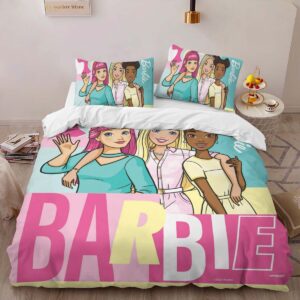 Alternative view of Barbie Three Girls Duvet Cover