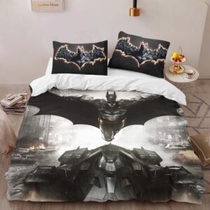 Alternative view of Batman Arkham Knight Duvet Cover