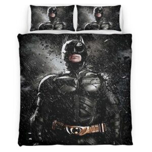 Batman Dark Night In Rain Duvet Cover