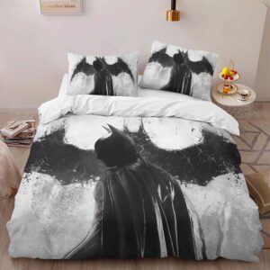 Alternative view of Batman Hero in DC Conmics Duvet Cover