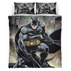 Batman Hero in dark night 01 Duvet Cover