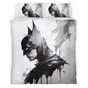 Batman Hero in dark night 04 Duvet Cover