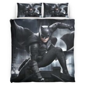 Batman Hero in dark night 4 Duvet Cover