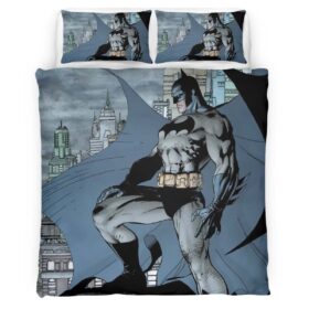Batman Hero in dark night 8 Duvet Cover