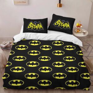 Alternative view of Batman Icon DC Comics Duvet Cover