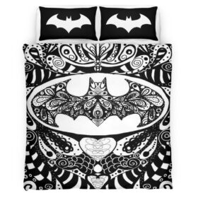 Batman Mandala Style DC Comics Duvet Cover