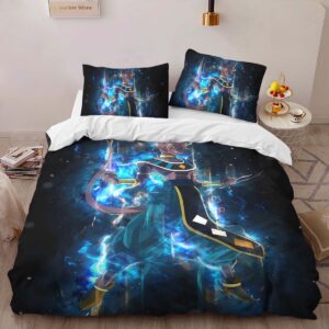 Alternative view of Beerus God of Destruction Dragon Ball x Fortnite Duvet Cover