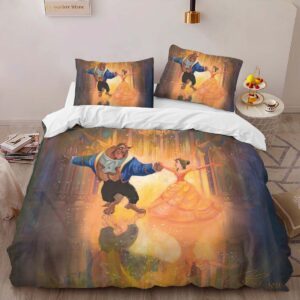 Alternative view of Bella Beauty and the Beast 1 Duvet Cover
