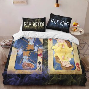 Alternative view of Bella Beauty and the Beast 12 Duvet Cover