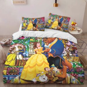 Alternative view of Bella Beauty and the Beast 14 Duvet Cover
